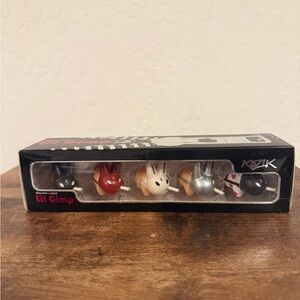 Kidrobot 2007 Frank Kozik Smorkin Labbit Lil Gimp 5 2" Vinyl Figure Set